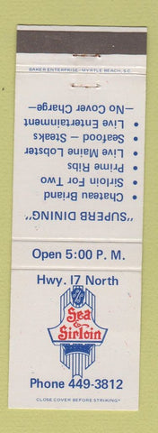 Matchbook Cover - Sea & Sirloin