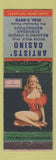 Matchbook Cover - Artists' Casino Reading PA pinup