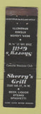 Matchbook Cover - Sherry's Grill Mexican Chili New York City? WEAR