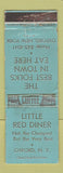 Matchbook Cover - Little Red Diner Oxford NY WORN