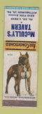 Matchbook Cover - McCully's Tavern Pittsburgh PA Boxer WEAR