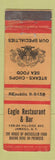 Matchbook Cover - Eagle Restaurant Jamaica NY WORN