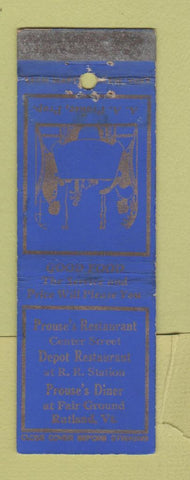 Matchbook Cover - Prouse's Restaurant Rutland VT WEAR