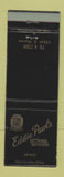 Matchbook Cover - Eddie Pawl's Steer House Detroit MI