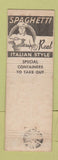 Matchbook Cover - De Carlo's Gold Bar Pittsburgh PA WEAR