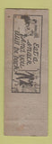 Matchbook Cover - Damenti's Restaurant Hazleton PA pinup WEAR