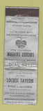 Matchbook Cover - Locust Tavern McKeesport PA WORN