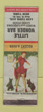 Matchbook Cover - Little Wonder Bar New York City pinup WORN
