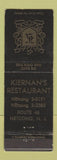 Matchbook Cover - Kiernan's Restaurant Netcong NJ