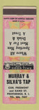 Matchbook Cover - Murray's & Silva's Tap Providence RI