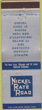 Matchbook Cover - Nickel Plate Road Raoilroad