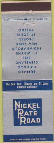 Matchbook Cover - Nickel Plate Road Raoilroad