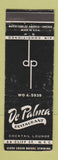 Matchbook Cover - De Palma Restaurant New York City WEAR
