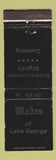 Matchbook Cover - Wades of Lake George WEAR