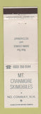 Matchbook Cover - Mt Cranmore Skimobiles North Conway NH