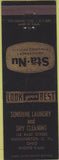Matchbook Cover - Sunshine Laundry Dry Cleaning Washington OH