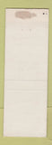 Matchbook Cover - Ed Hancock's Club El Toro Hudson WY BLACK WEAR