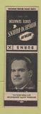 Matchbook Cover - Hugh Burns State Senator Election CA?