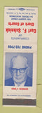 Matchbook Cover - Carl Schnick Clerk of Courts Election La Crosse WI