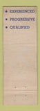 Matchbook Cover - DJ Healy Judge of Probate  Election