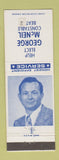 Matchbook Cover - George McNEil Constable Election