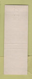 Matchbook Cover - Ed Alexander Road Supervisor New Castle PA 1955