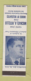 Matchbook Cover - Michael Vitello House of Delegates Election MD Maryland