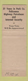 Matchbook Cover - HB Kinkade Sheriff Election Cody MI