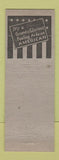 Matchbook Cover - William Lemmert County Commissioner Election