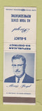 Matchbook Cover - Morris Boyd State Representative Election