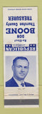 Matchbook Cover - Don Boone Thurson County Treasurer WA