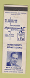 Matchbook Cover - Homestead Savings New Orleans LA