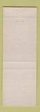 Matchbook Cover - Benjamin Thomas Justice of Peace Election Shenango Township PA