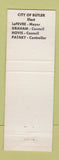 Matchbook Cover - Judge Dillon Election 1969 Republican Butler PA?