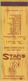 Matchbook Cover - Stan's Sports CA Chain Fresno Novato Santa Rosa