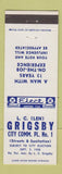 Matchbook Cover - LC Len Grigsby City Commissioner Election 1958