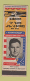 Matchbook Cover - Edward Cave Jr Coroner Election