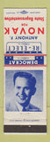 Matchbook Cover - Anthony Novak State Representative Election
