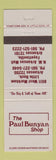 Matchbook Cover - The Paul Bunyan Shop Little Rock Fayetteville AR