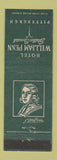 Matchbook Cover - Hotel William Penn Pittsburgh PA