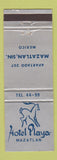 Matchbook Cover - Hotel Playa Mazatlan Mexico WEAR