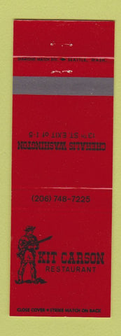 Matchbook Cover - Kit Carson Restaurant Chehalis WA