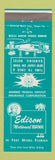 Matchbook Cover - Edison National Bank Fort Myers FL