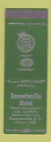 Matchbook Cover - Bennettsville Motel C