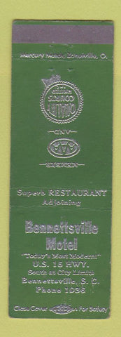 Matchbook Cover - Bennettsville Motel C