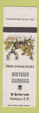 Matchbook Cover - Wayside Gardens Hodges SD