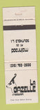 Matchbook Cover - La Gazelle Restaurant Southhold LI NY WEAR