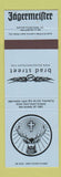 Matchbook Cover - Jagermeister Liquor Brad Street Band music