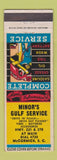 Matchbook Cover - Minor's Gulf oil gas McCormick SC