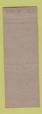 Matchbook Cover - Minor's Gulf oil gas McCormick SC